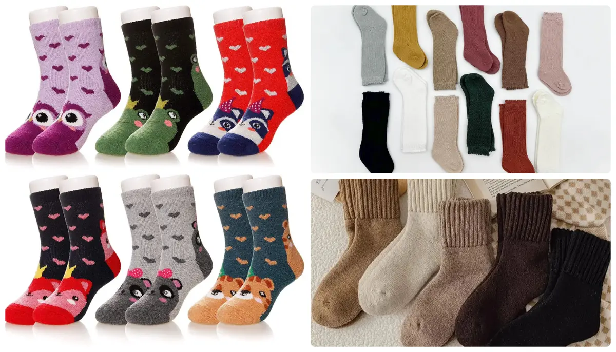 جوراب پشمی دخترانه؛ طرحها و رنگهایی که باهاش هر روزت پر از حال خوب میشه!