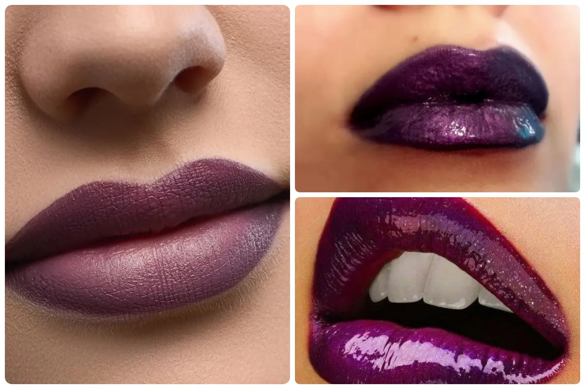 رژلب مات تیره بادمجونی؛ بهترین همراه برای آرایش چشم دودی یا سایه طلایی!