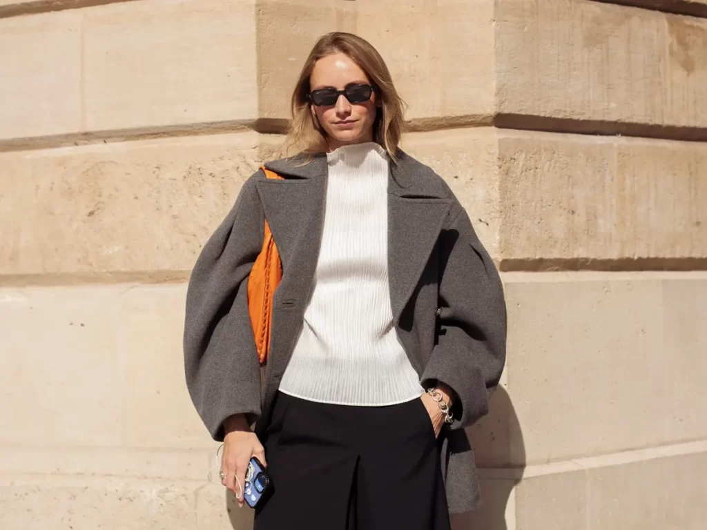 جکت دخترونه پاییزی خاکستری