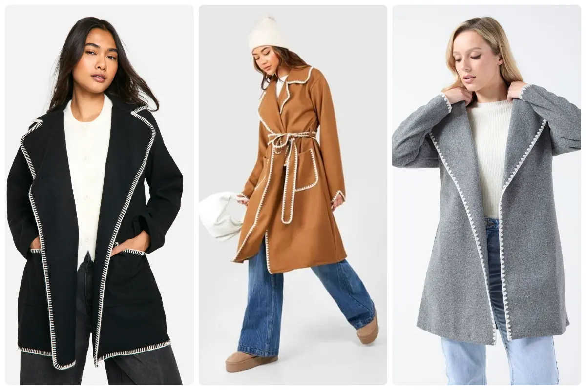 کت بافتی فلانل حاشیه‌دوز زنانه؛ ترکیب خاص پارچه و دوختی که استایل‌تو متفاوت می‌کنه!