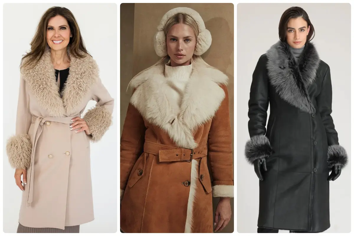 پالتو یقه شرلینگ، مدلی که از فشنشوهای پاریس اومد و حالا توی استایل خیابونی غوغا کرده!