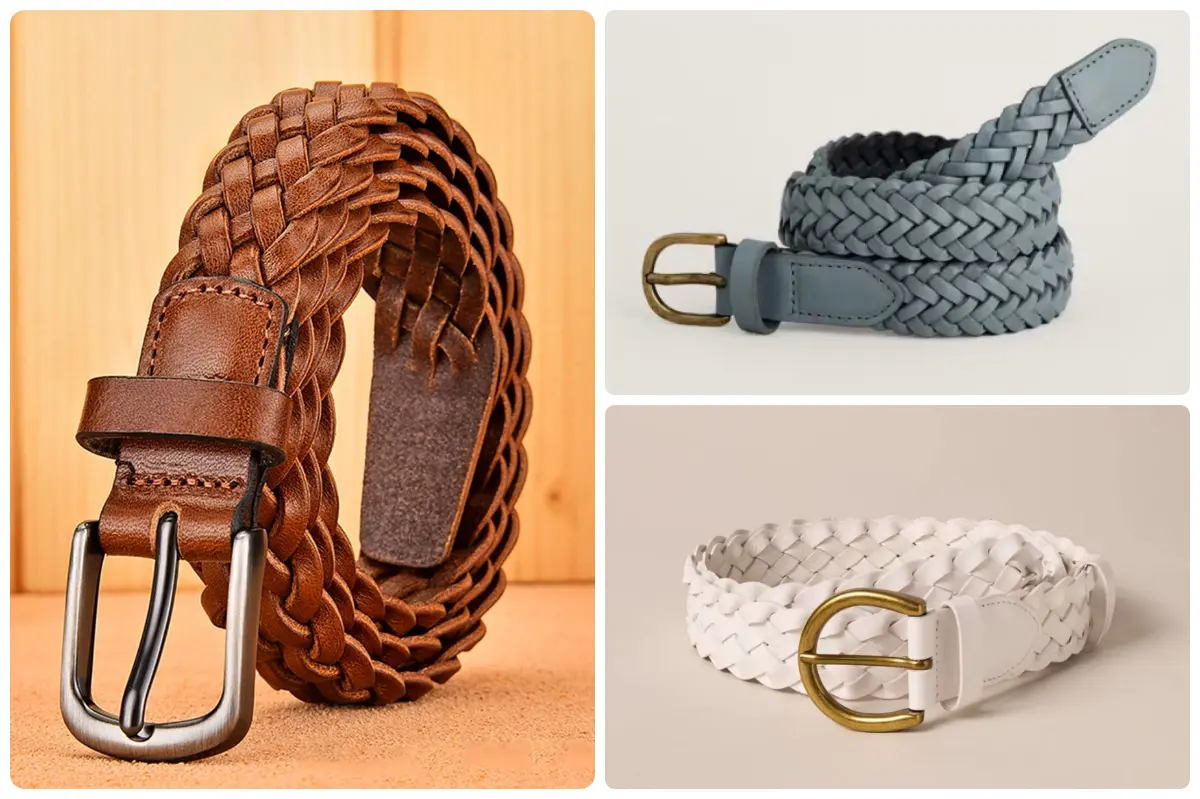کمربند چرم حصیری؛ مدلی که با مانتو، شومیز یا حتی پیراهن، جذابیت رو چند برابر می‌کنه!
