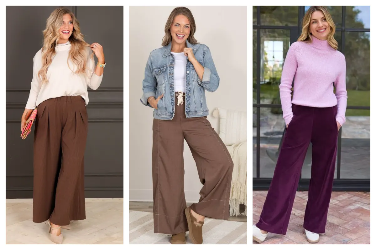 شلوار کتان گشاد؛ تیپی که تو عکسها مینیمال و خیلی شیک دیده میشه!