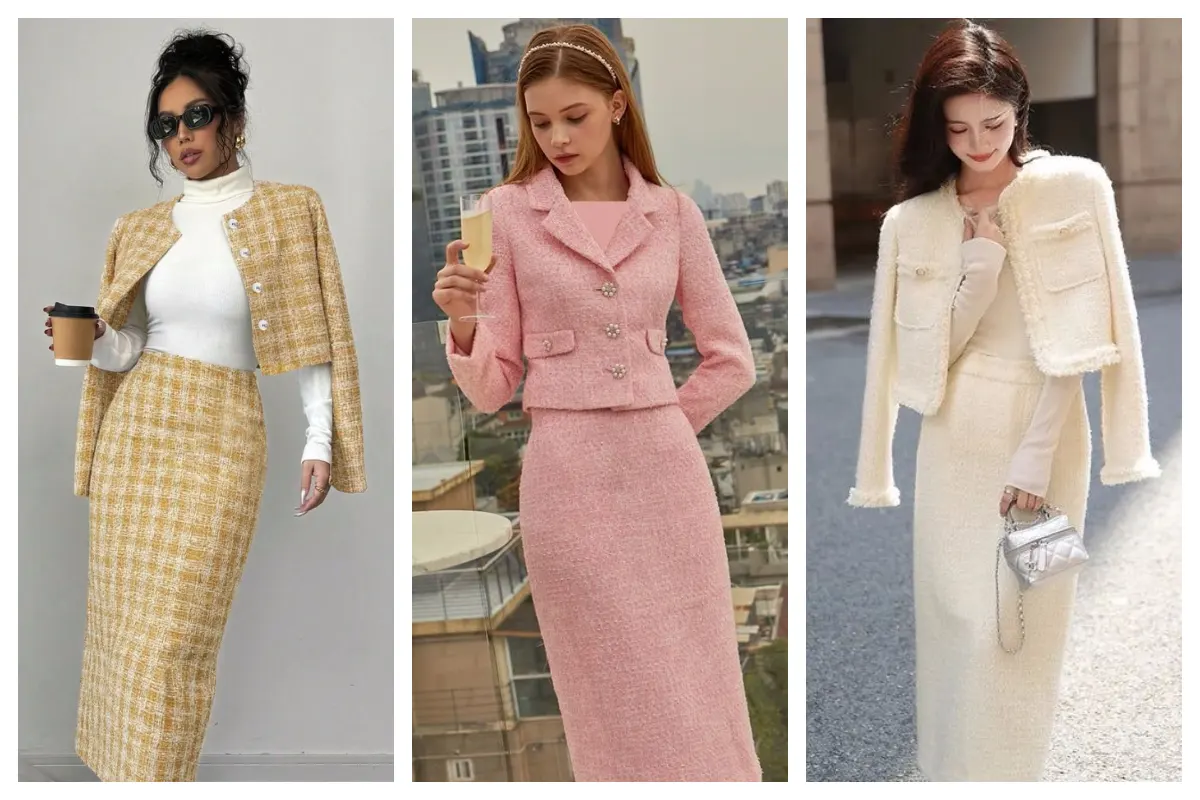 کت و دامن تویید؛ یه ترکیب کلاسیک و لاکچری که حس سریالهای اروپایی میده!