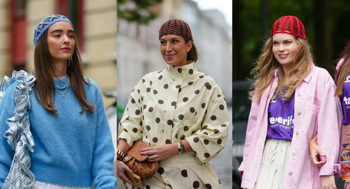 کلاه قلاب بافی برای پاییز