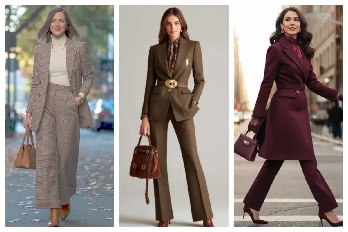 استایل کلاسیک زنانه با کت و شلوار؛ فقط زنای قوی و خاص اینو میپوشن و میدرخشن!