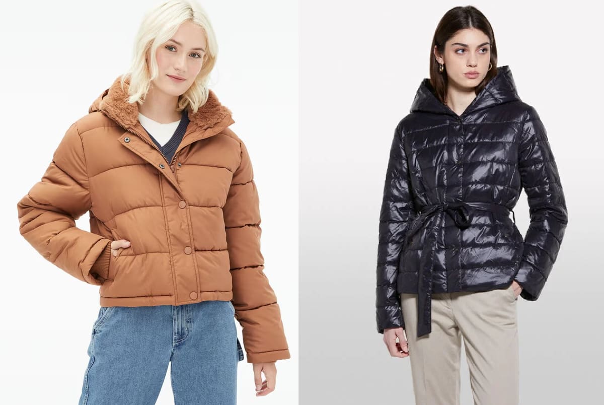 کاپشن پافری دخترونه