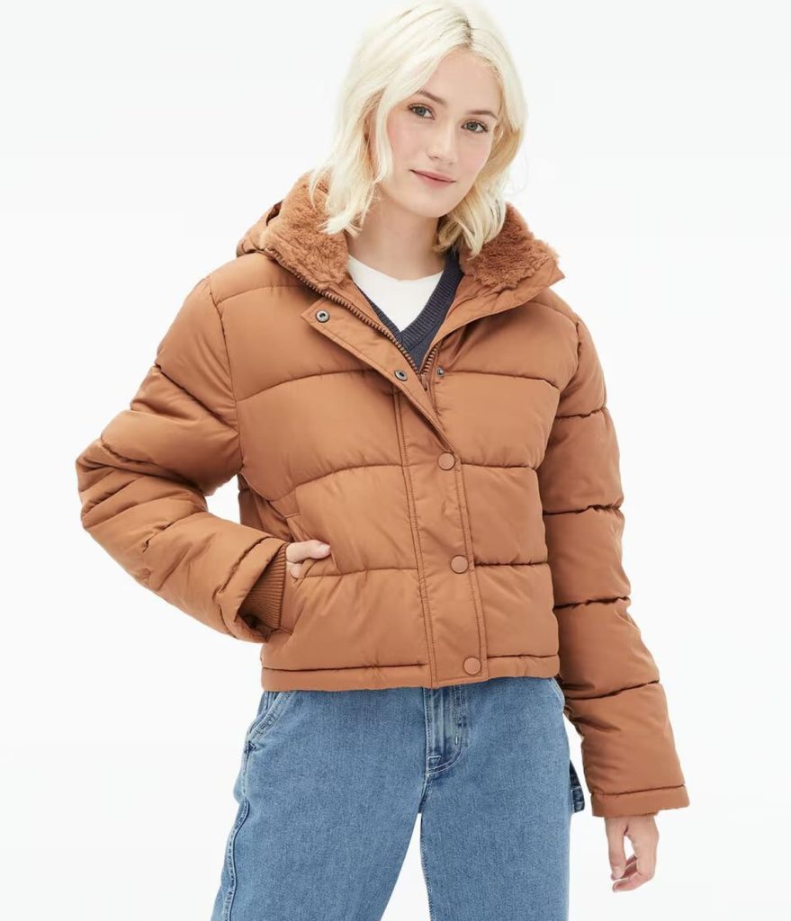 کاپشن پافری دخترونه