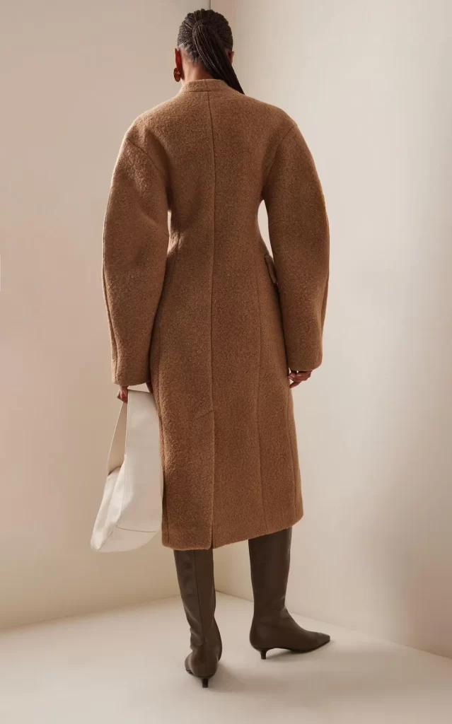 کت فوتر ساختارمند زنانه قهوه ای