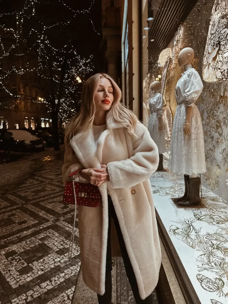 کت فِر فازی زنانه کرم