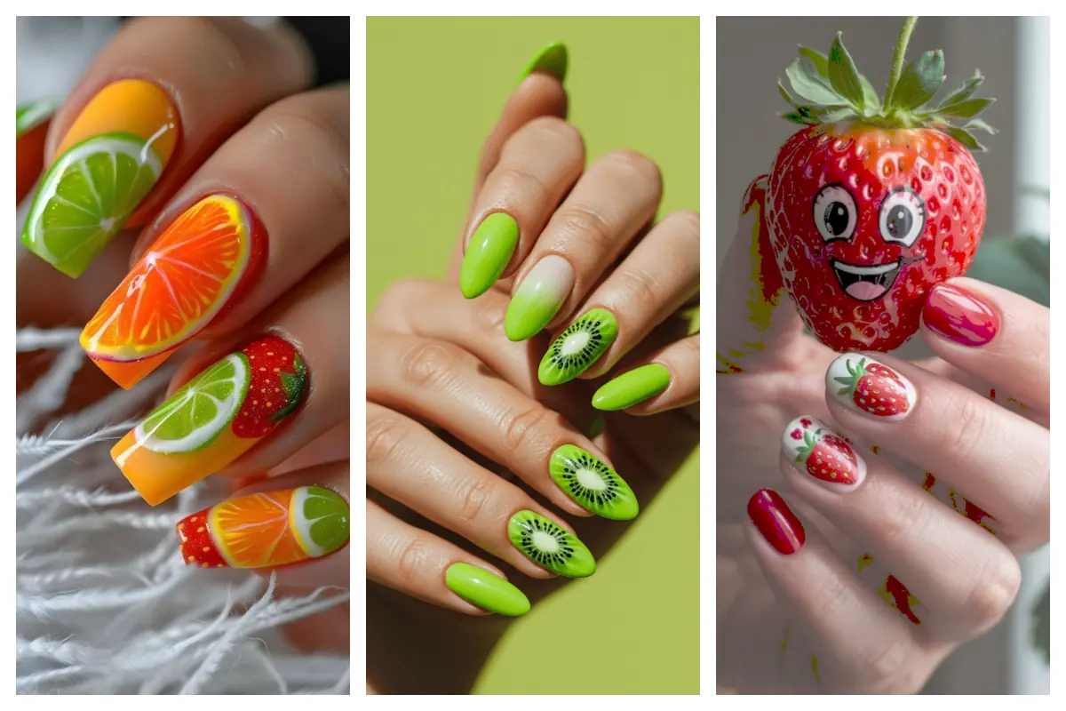 دیزاین ناخن میوه‌ای؛ اینقدر شیرین و جذاب که دلت می‌خواد گازشون بزنی!