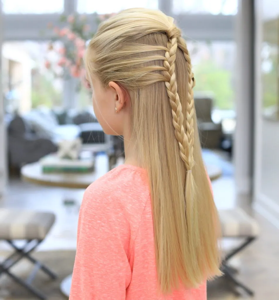 مدل بافت مو جدید برای دختربچه بلوند