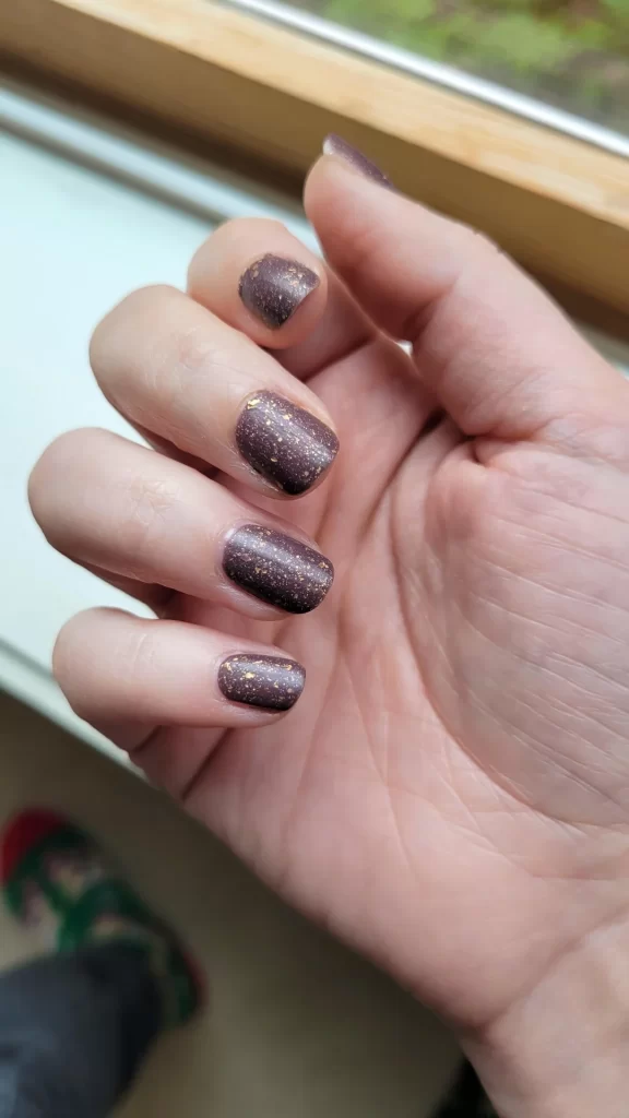 لاک موکا مات قهوه ای اکلیلی