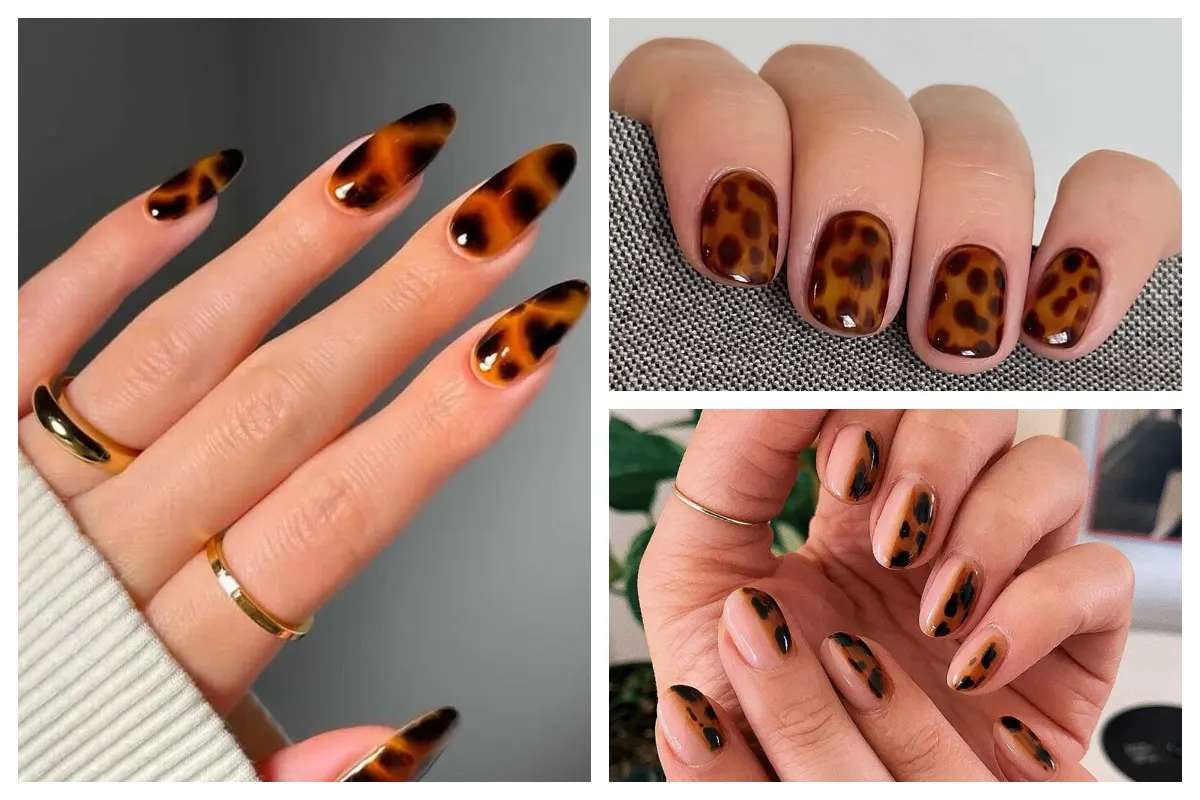 دیزاین ناخن لاکپشتی؛ یه طرح متفاوت برای کسایی که از تکراری بودن خسته شدن!