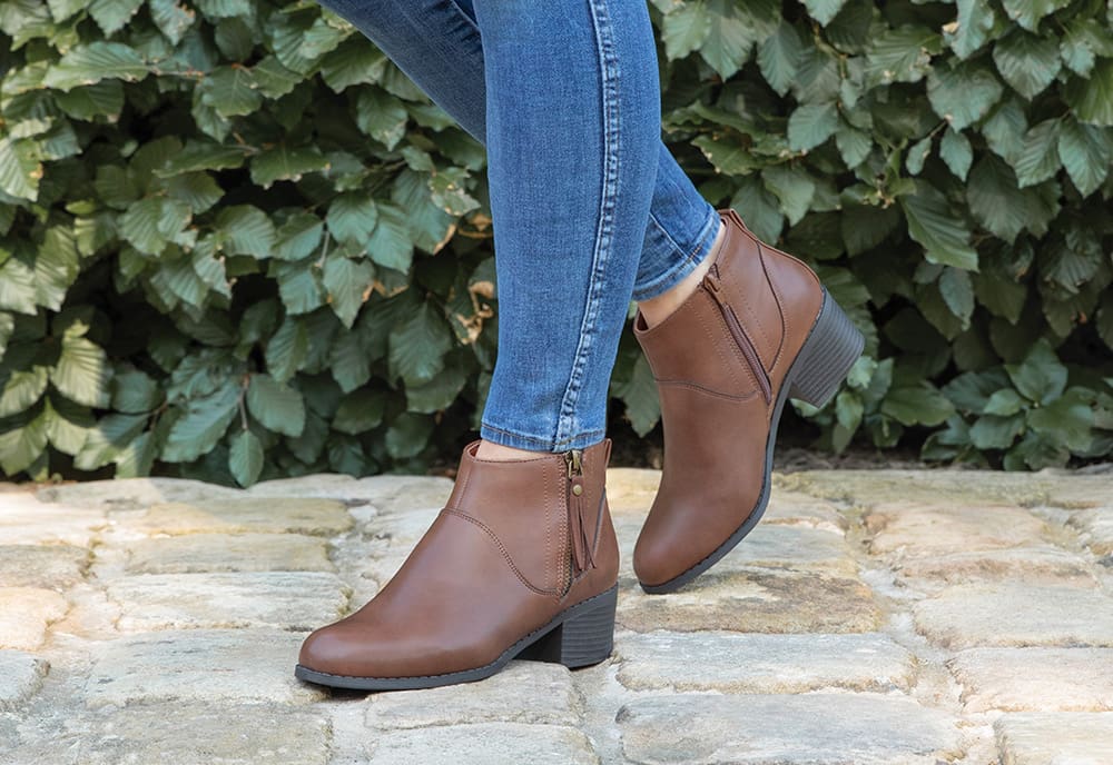 نیم بوت زنانه قهوهای