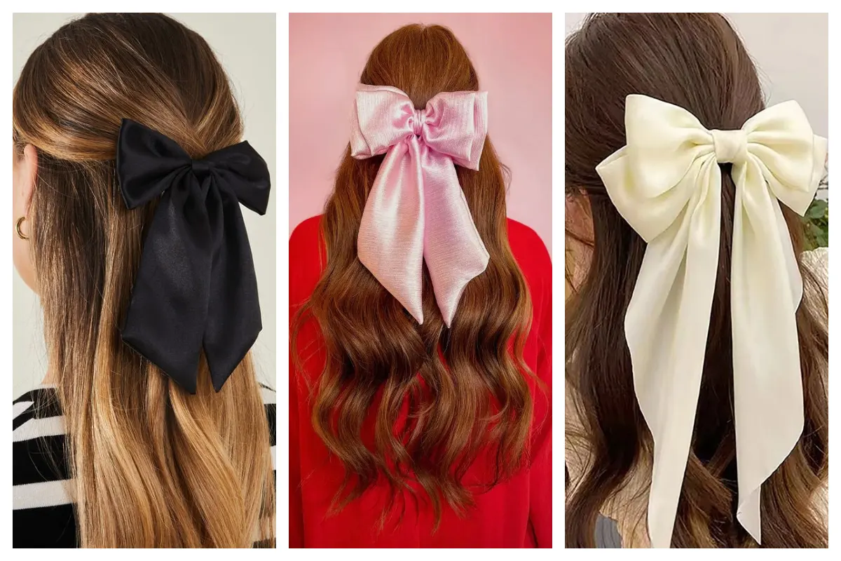 پاپیون مو ساتن؛ ترکیبی از ظرافت، جذابیت و لطافت که تو رو خوشگلتر میکنه