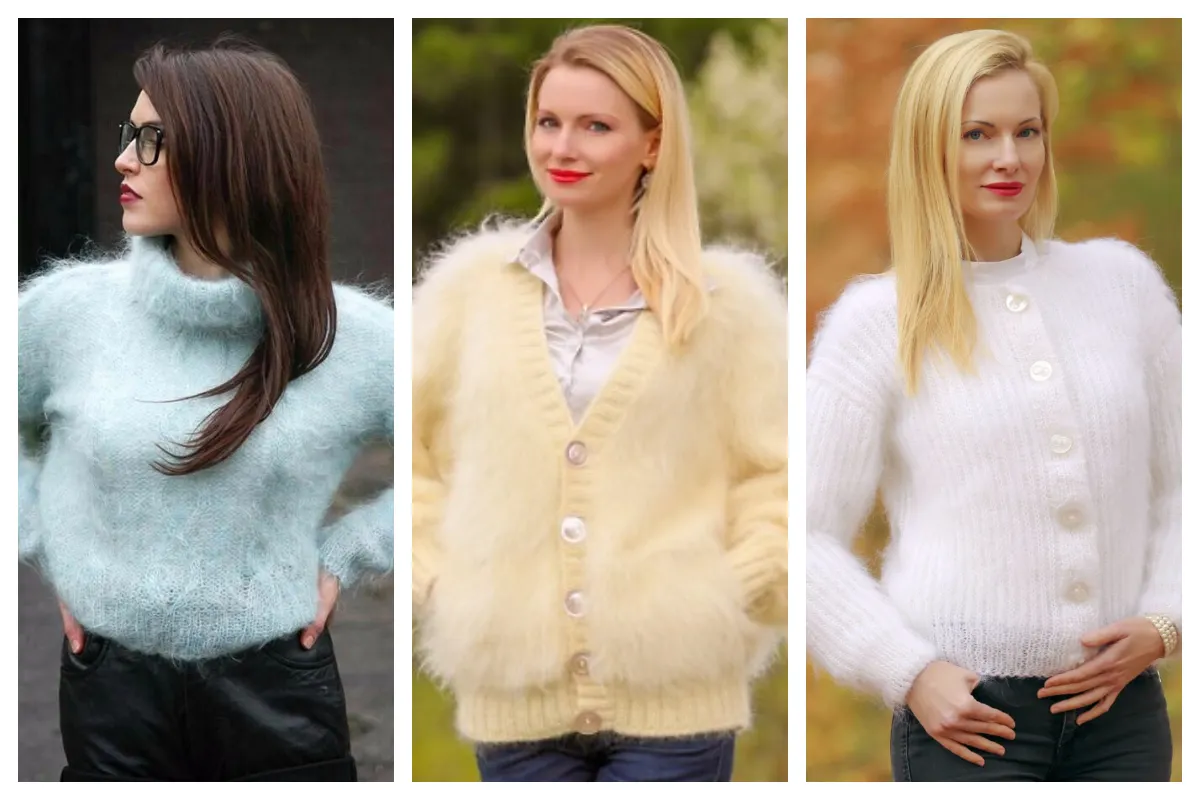 پلیور موهر خزدار زنانه؛ ترکیبی از لطافت، گرما و یهکم لاکچری که زمستون رو قشنگتر میکنه