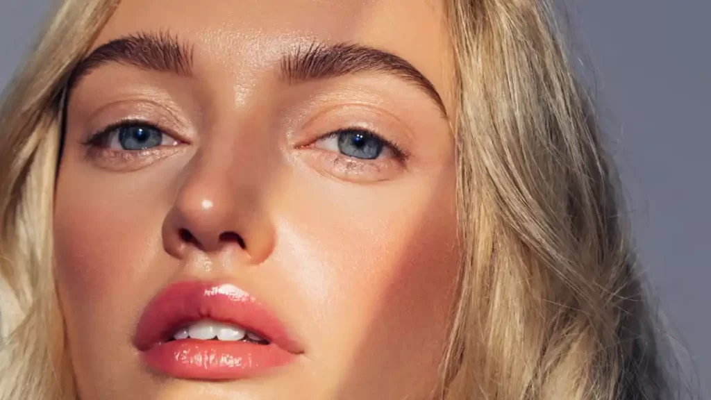 آرایش براق پوست