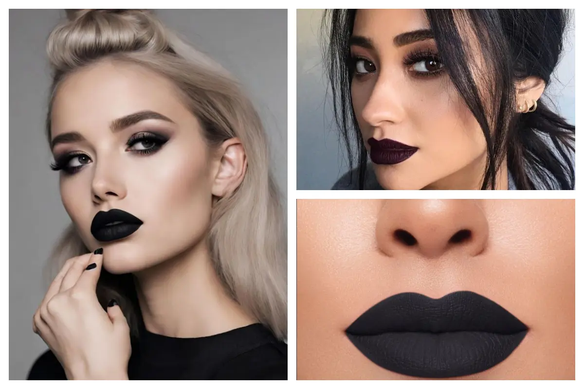 رژ لب مشکی مات؛ مناسب دخترایی که دنبال یه چیز خاص، متفاوت و چشمگیرن!