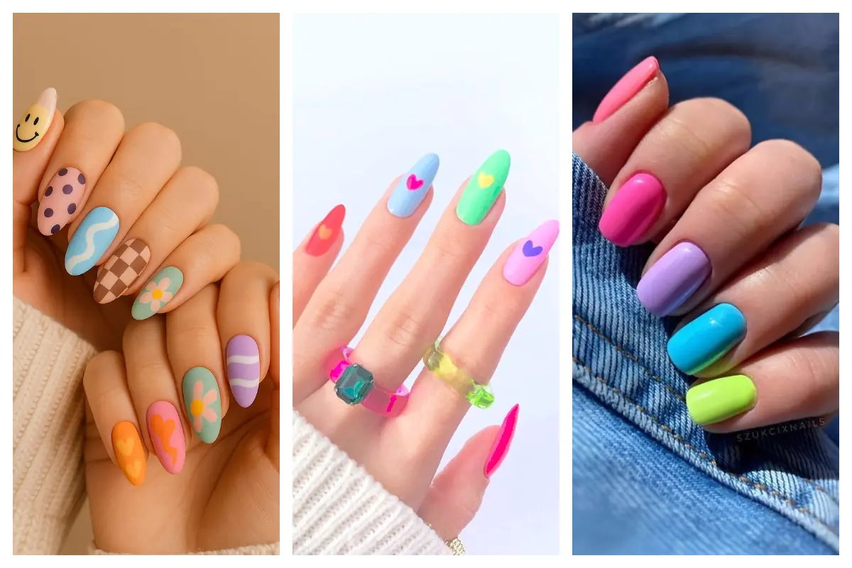 طرح‌های رنگارنگ ناخن؛ بهترین انتخاب برای روزهایی که دلت می‌خواد از رنگ‌ها حسابی انرژی بگیری!