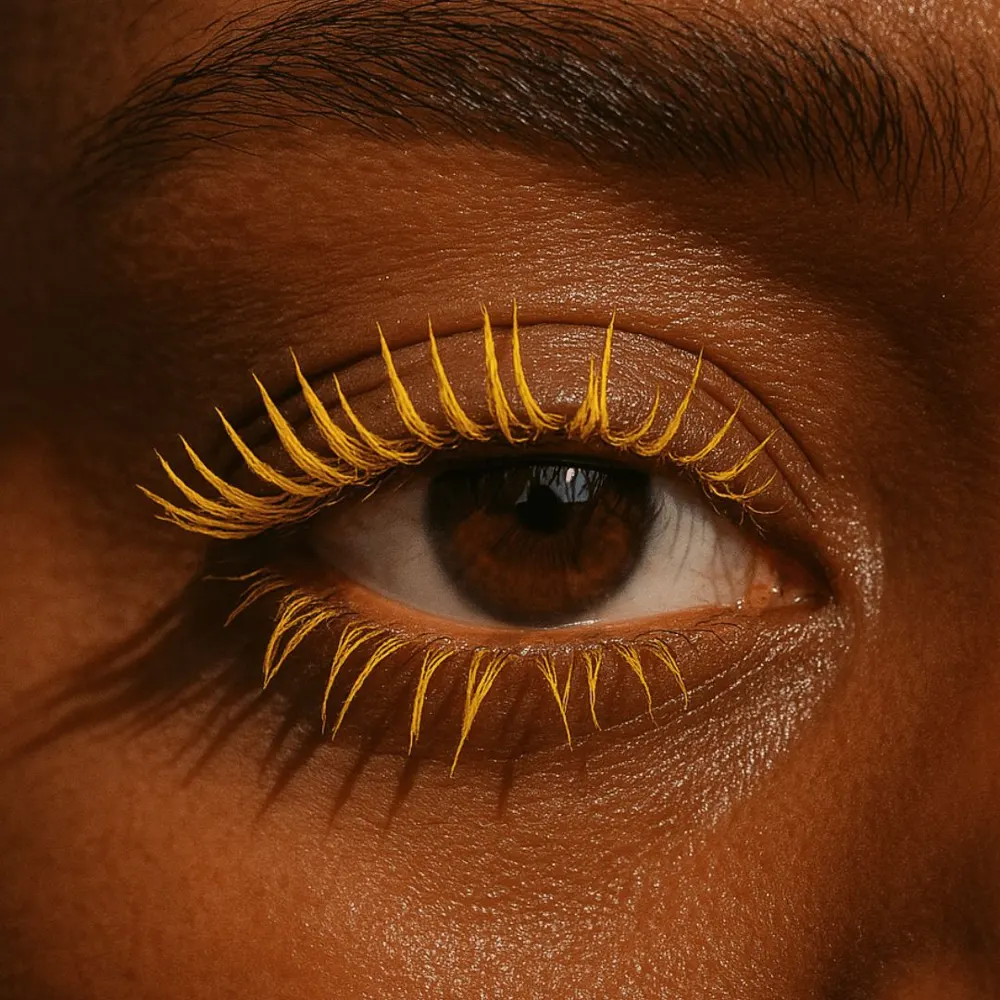 ریمل رنگی زرد