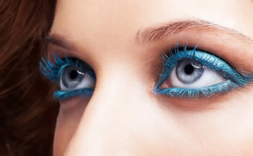 ریمل رنگی ابی