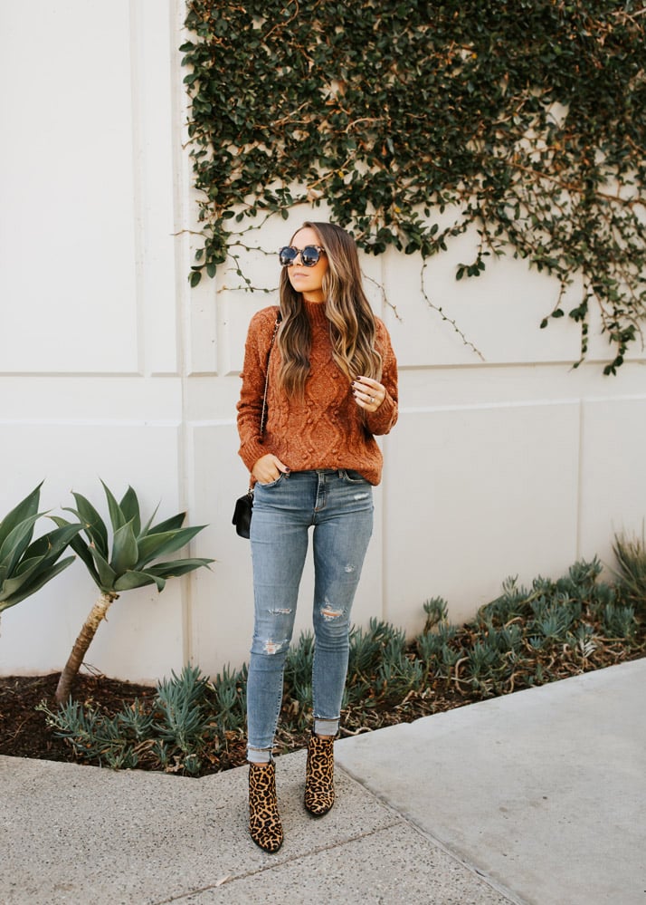 نیم بوت پاییزی پلنگی