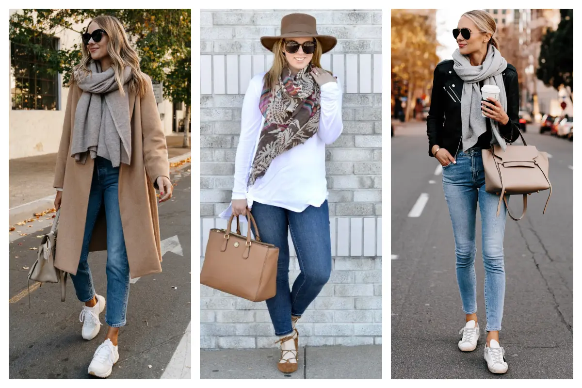 استایل پاییزی با شال؛ شال مناسب یعنی تیپت از سر تا پا پاییزیه و خوشگل!