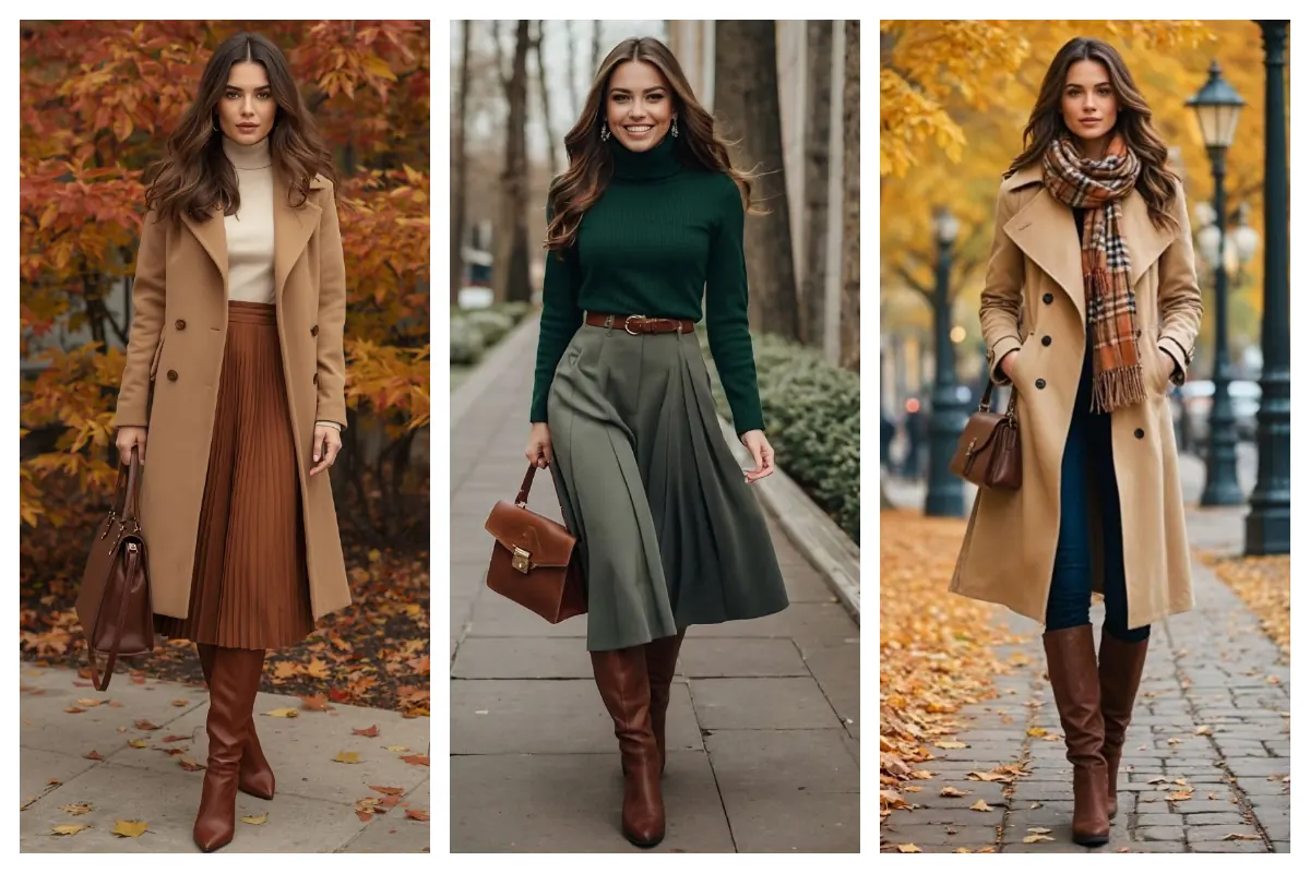 استایل پاییزی کلاسیک زنانه؛ اینقدر باکلاسه که همه فکر می‌کنن از مجله افتادی بیرون!