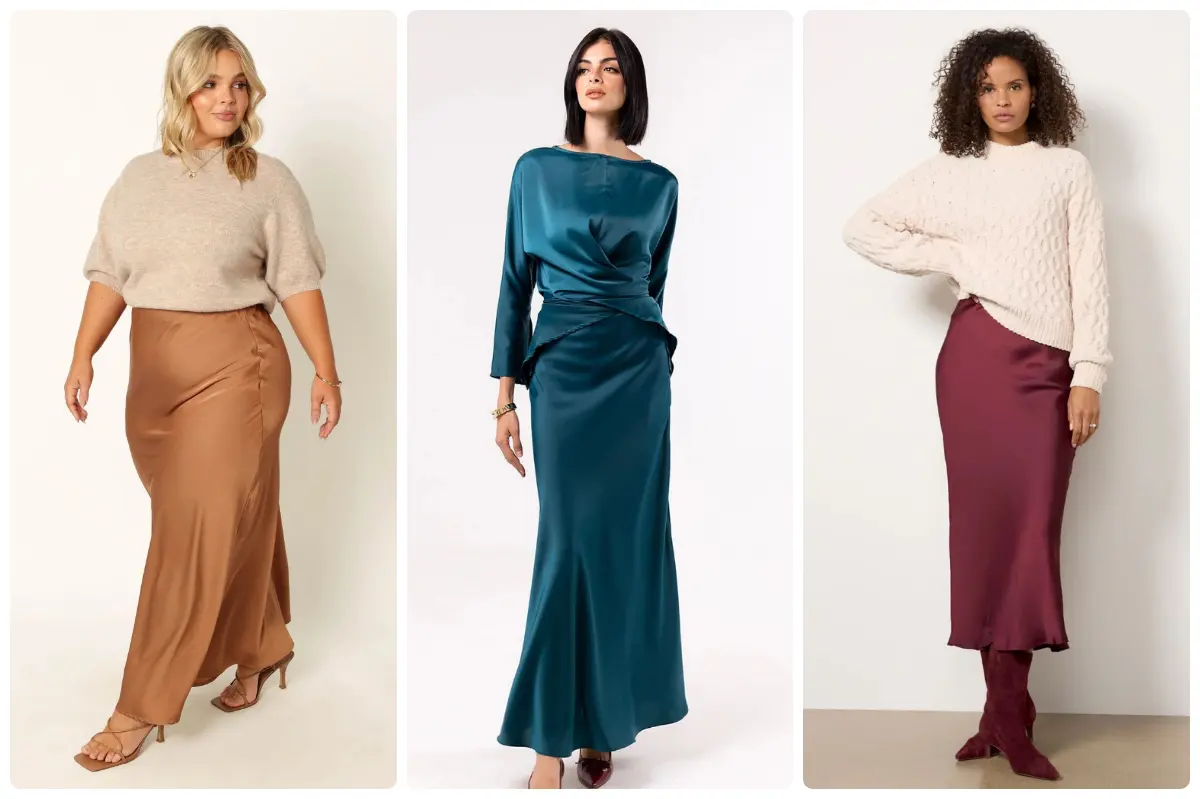 دامن ساتن شیک؛ لطیف، درخشان و بی‌نقص برای استایل‌های مجلسی و روزمره!