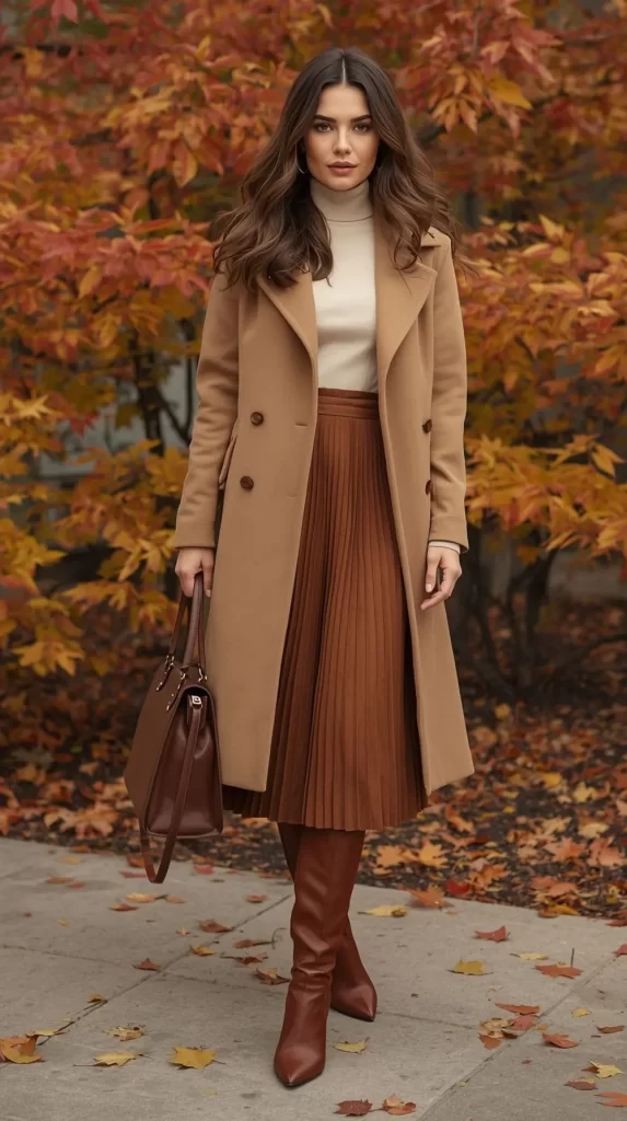 استایل پاییزی کلاسیک زنانه