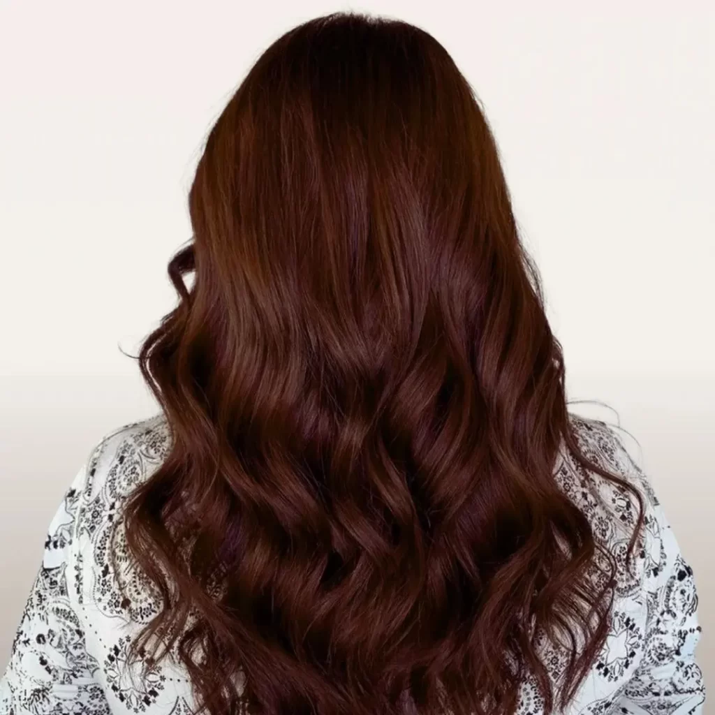 رنگ مو شکلاتی مایل به قرمز