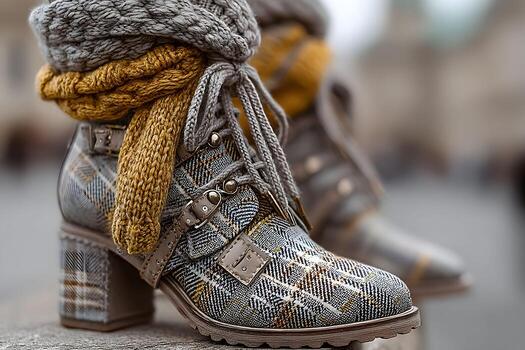 نیم بوت پاییزی زیبا طوسی