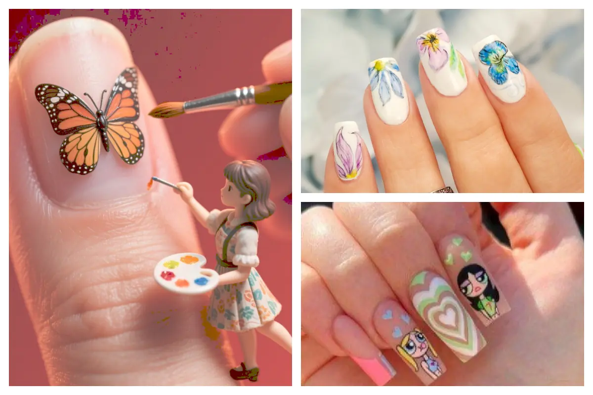 طراحی نقاشی ناخن؛ انتخابی که ناخن‌هات رو تبدیل به تابلوهای کوچیک هنری می‌کنه!