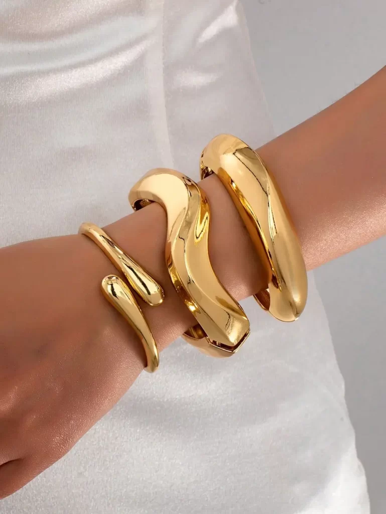 النگوی طلا پهن