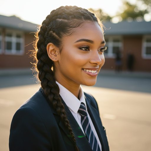 مدل مو تینیجری دخترانه بافت بلند