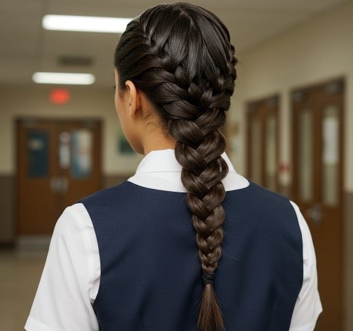 مدل مو تینیجری دخترانه بافت