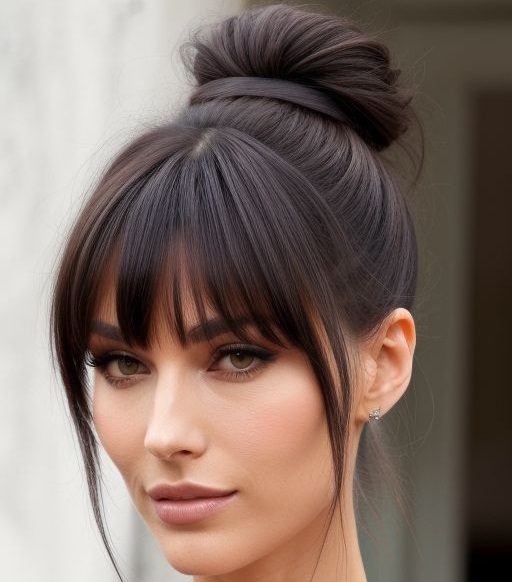 موی چتری سیاه