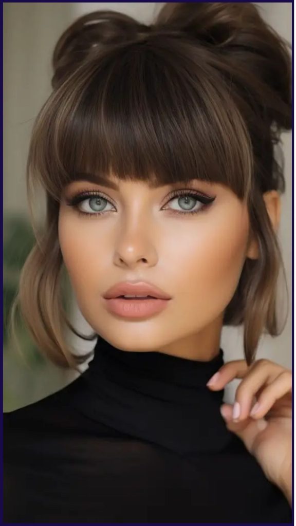 موی چتری سیاه