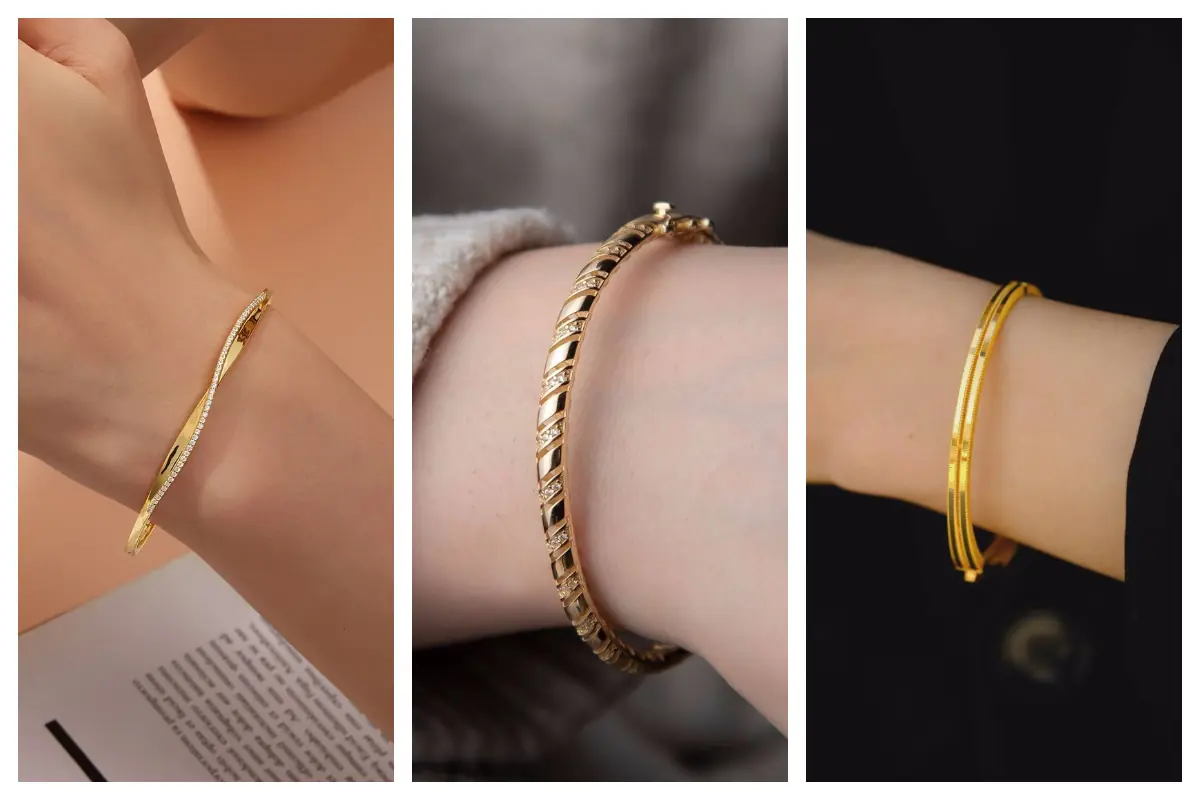 النگو طلا سبک و شیک؛ انواع مدل‌های مدرن و همیشه به‌روز برای استایل روزانه!