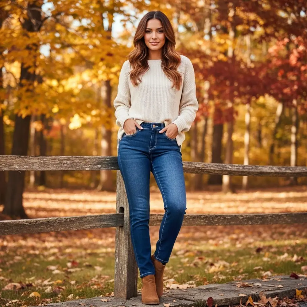 شلوار جین تینیجری ابی تیره